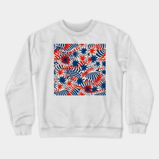 Patriotic 4th of July Pattern 1 Crewneck Sweatshirt